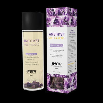 Main image for product index 1: Масажна олія EXSENS Amethyst Sweet Almond