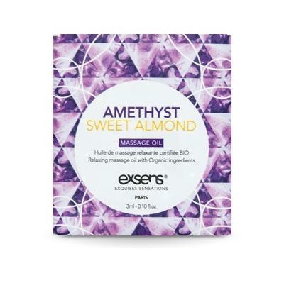 Main image for product index 1: Пробник массажного масла EXSENS Amethyst Sweet Almond 