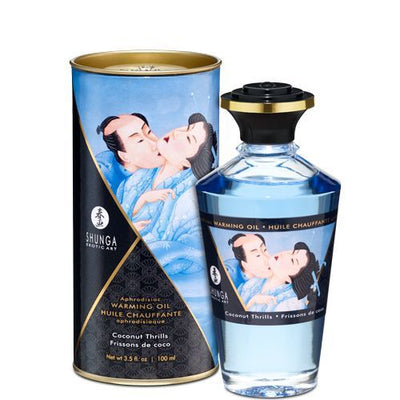 Main image for product index 1: Розігрівальна олія Shunga Aphrodisiac Warming Oil – Coconut Thrills