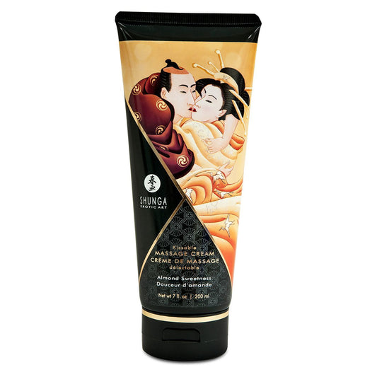 Съедобный массажный крем Shunga Kissable Massage Cream - Almond Sweetness 