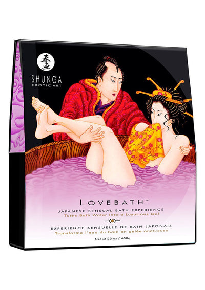 Main image for product index 1: Гель для ванни Shunga LOVEBATH – Sensual Lotus 575 г, робить воду ароматним желе зі SPA-ефектом