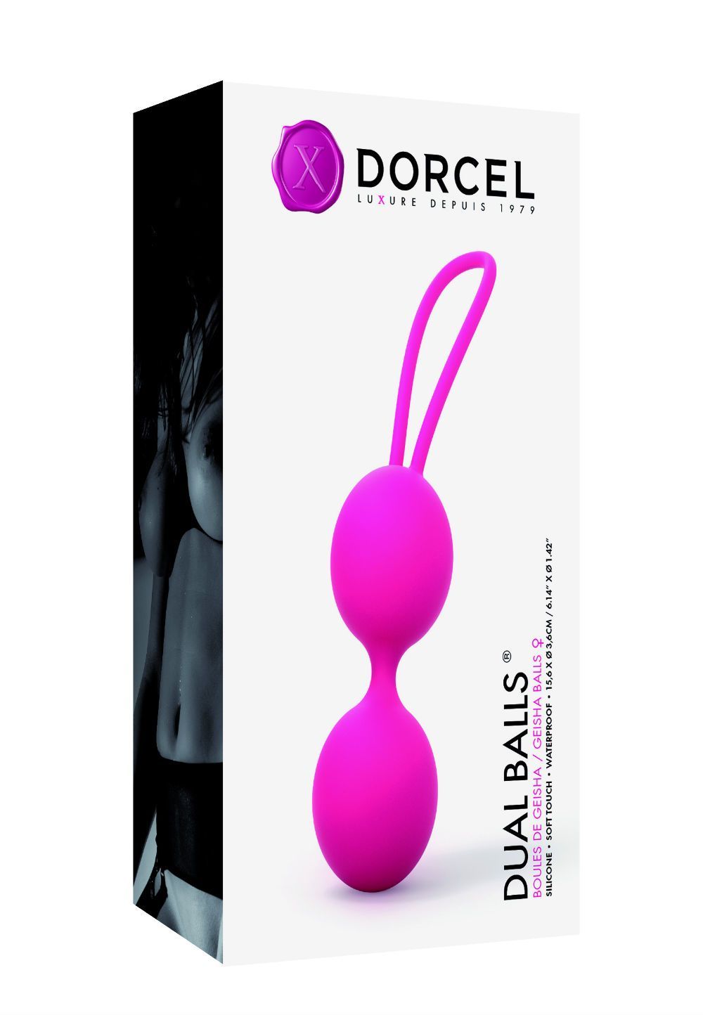 Thumb image for product index 3: Вагинальные шарики Dorcel Dual Balls, диаметр 3,6см, вес 55гр