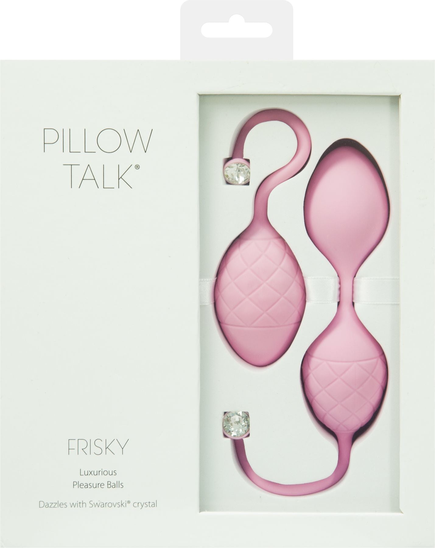 Thumb image for product index 19: Розкішні вагінальні кульки PILLOW TALK - Frisky з кристалом, діаметр 3,2 см, вага 49-75 гр