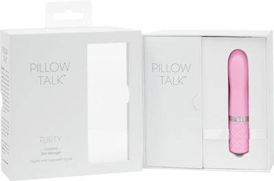 Main image for product index 10: Розкішний вібратор PILLOW TALK - Flirty з кристалом Сваровські