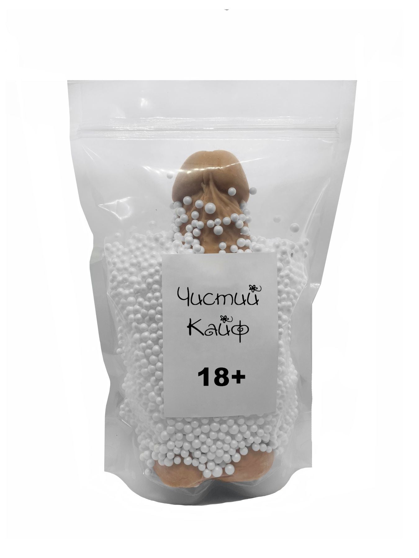 Thumb image for product index 175: Крафтове мило-член із присоскою Чистий Кайф, натуральне