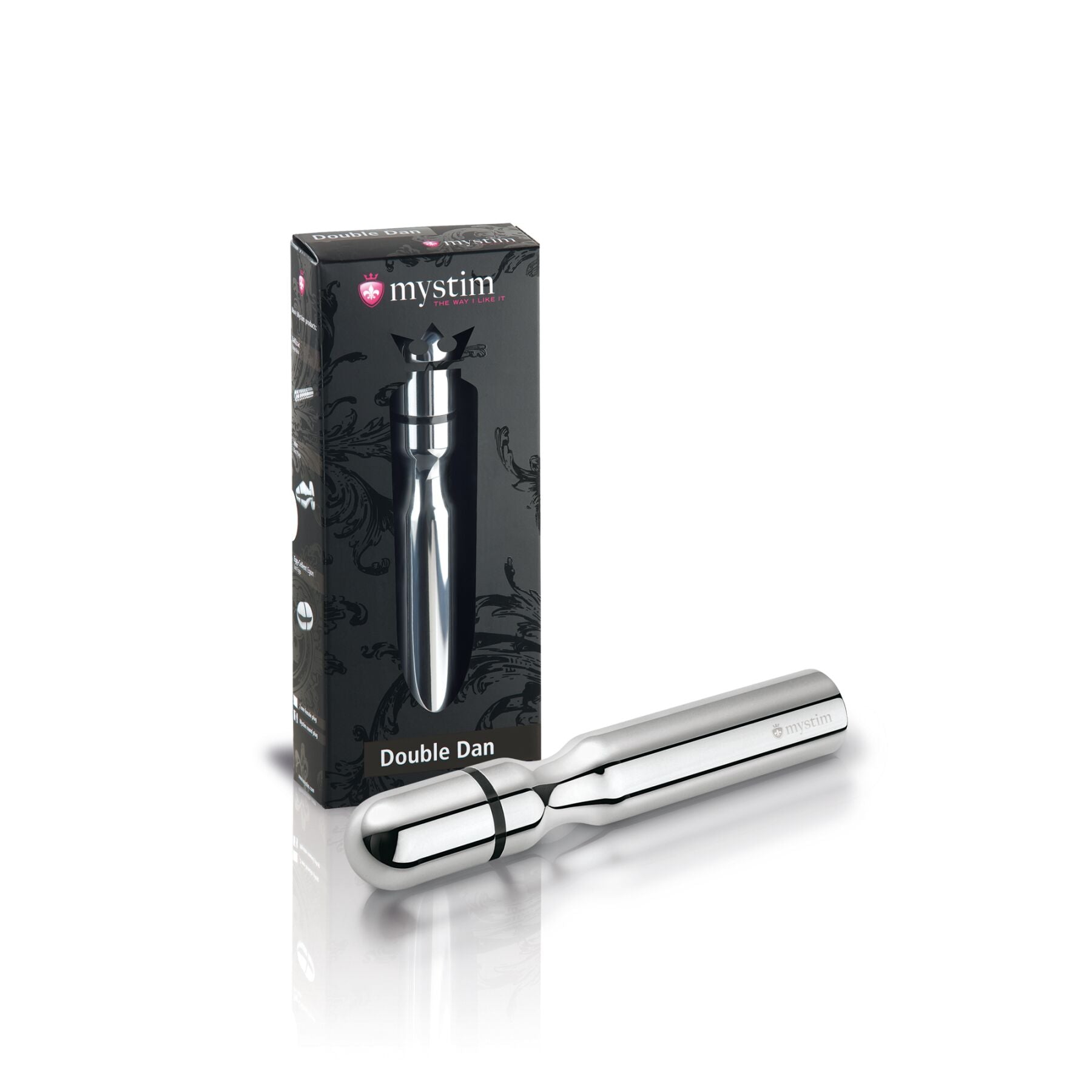 Thumb image for product index 6: Металеве ділдо Mystim Double Dan для електростимулятора