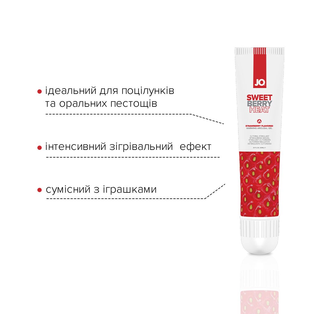 Thumb image for product index 3: Гель для клітора JO - Sweet Berry Heat, можна для поцілунків