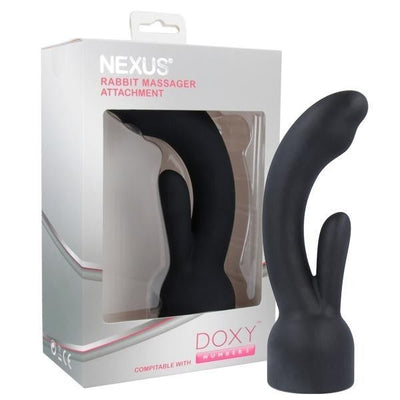 Main image for product index 1: Насадка для вібромасажера Doxy Number 3 - Nexus Rabbit Massager