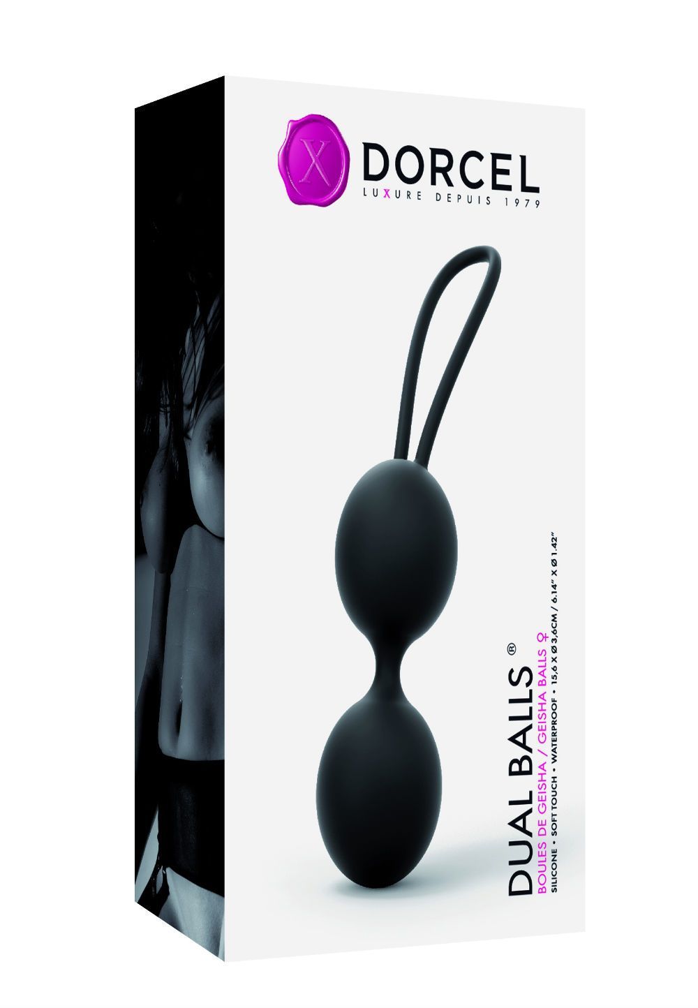 Thumb image for product index 6: Вагинальные шарики Dorcel Dual Balls, диаметр 3,6см, вес 55гр