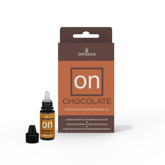 Возбуждающие капли для клитора Sensuva ON Arousal Oil for Her Chocolate со вкусом шоколада