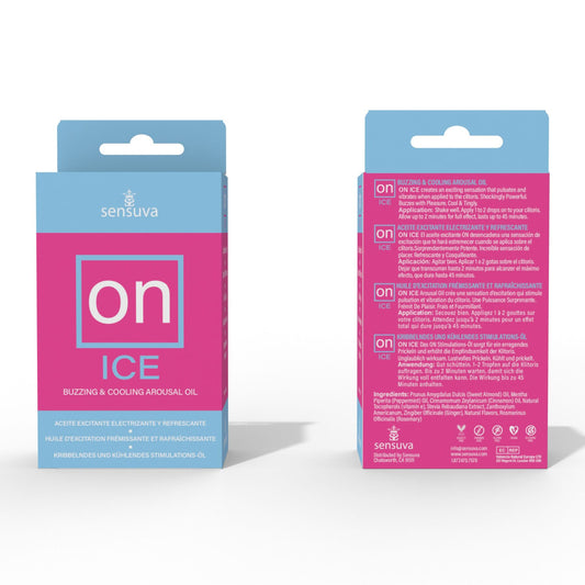 Возбуждающе капли для клитора Sensuva - ON Arousal Oil for Her Ice, охлаждающие_