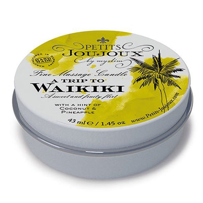 Main image for product index 1: Масажна свічка Petits Joujoux - Waikiki Beach - Coconut and Pineapple