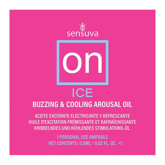 Пробник возбуждающего масла Sensuva - ON Arousal Oil for Her Ice