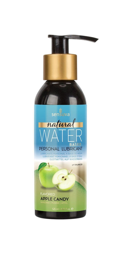 Змазка на водній основі Sensuva Natural Water-Based Apple Candy - фото 1