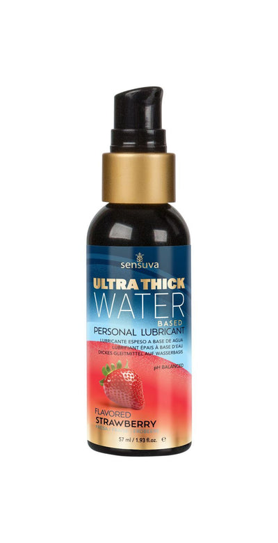 Main image for product index 1: Густа змазка на водній основі Sensuva UltraThick Water-Based Strawberry
