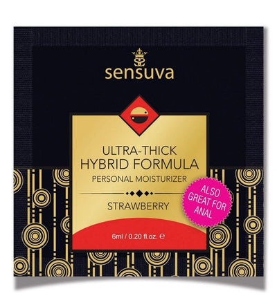 Main image for product index 1: Пробник Sensuva - Ultra-Thick Hybrid Formula Strawberry 