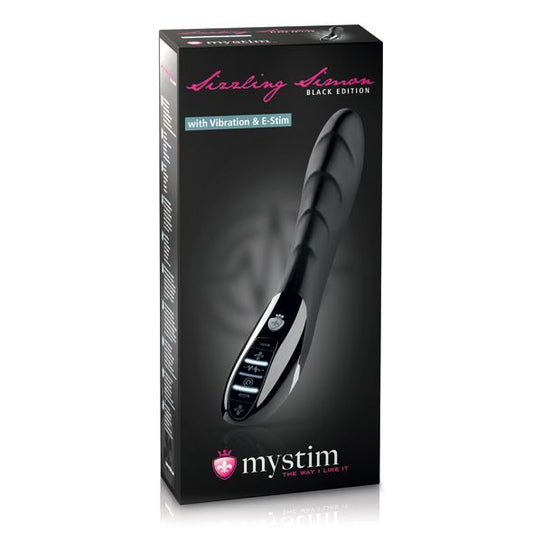 Вібратор з електростимуляцією Mystim Sizzling Simon eStim, міостімулятор_