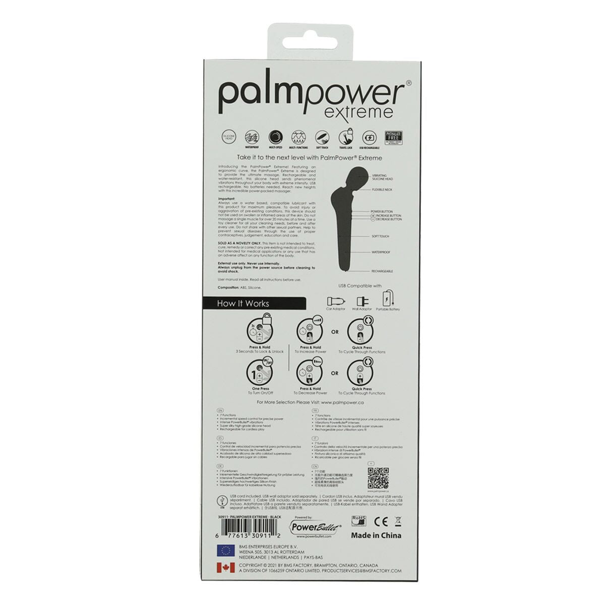 Thumb image for product index 13: Потужний вібромасажер PalmPower Extreme