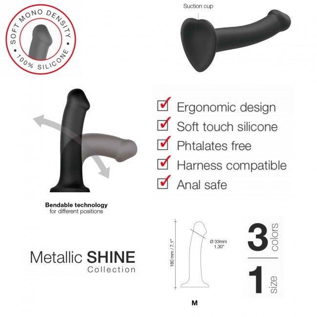 Thumb image for product index 14: Насадка для страпону Strap-On-Me Mono Density Dildo