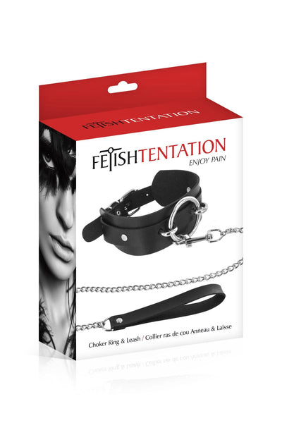 Main image for product index 1: Нашийник з повідцем Fetish Tentation Ring and Leash