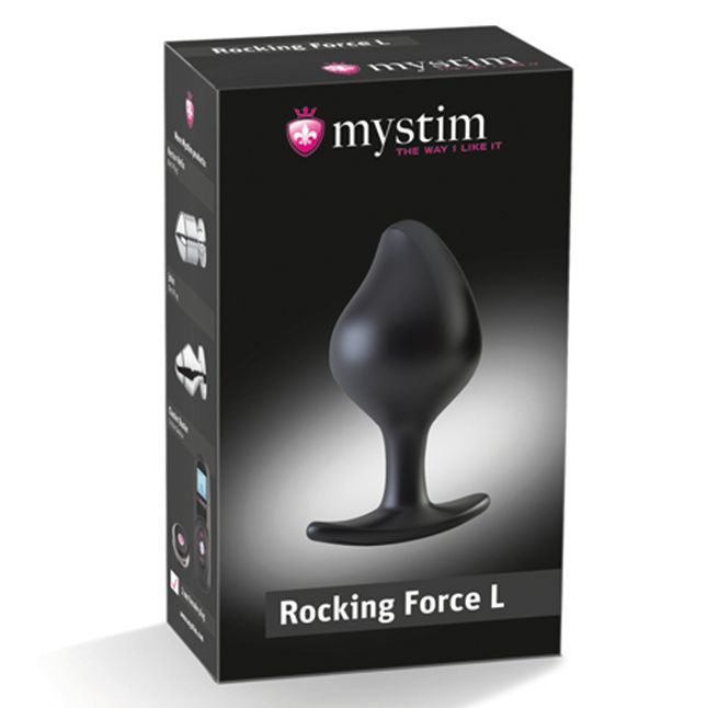 Thumb image for product index 12: Силиконовая анальная пробка Mystim Rocking Force