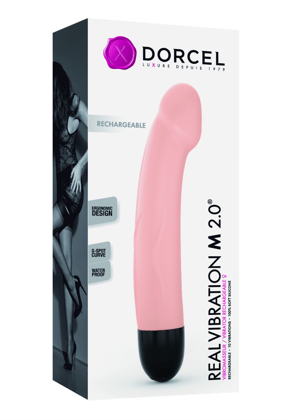 Thumb image for product index 25: Вибратор Dorcel Real Vibration Gold 2.0, для точки G