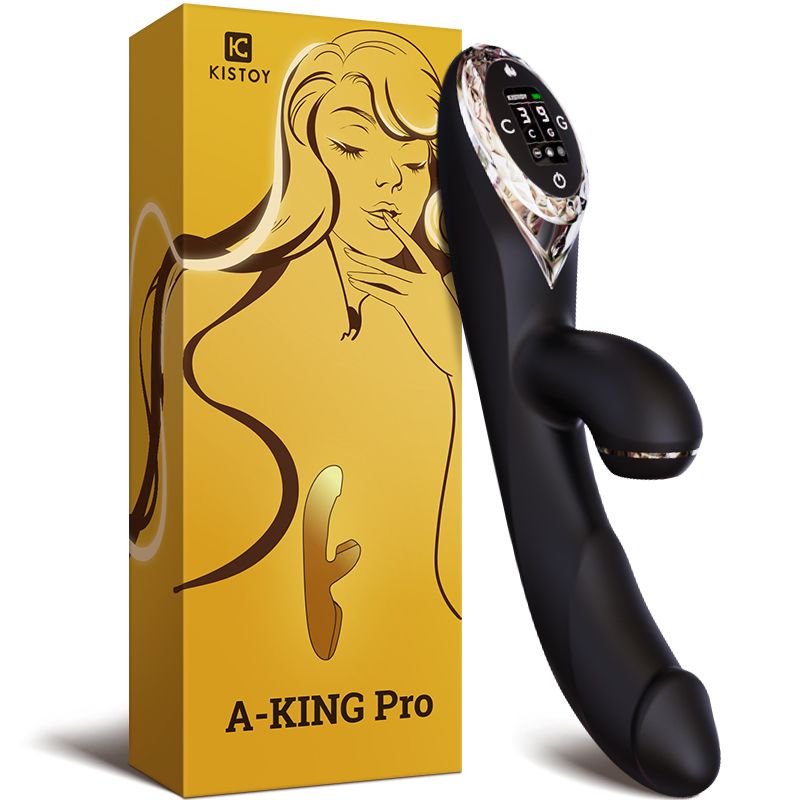 Thumb image for product index 9: Вакуумний вібратор-кролик з підігрівом KISTOY A-King Pro