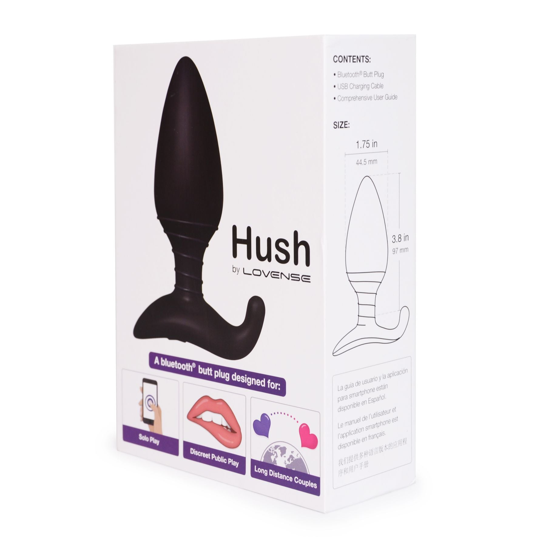 Thumb image for product index 17: Анальна смарт вібропробка Lovense Hush