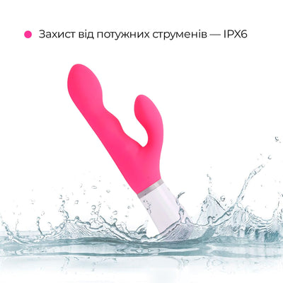Смарт вібратор-кролик Lovense Nora з обертовим стовбуром - фото 8
