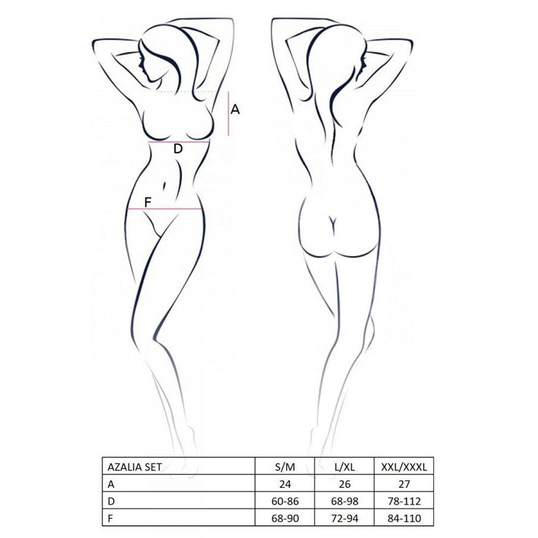 Thumb image for product index 21: Эротический комплект Passion AZALIA SET 