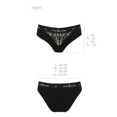 Main image for product index 50: Трусики с широкой резинкой и кружевом Passion PS001 PANTIES 