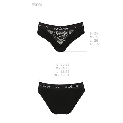 Main image for product index 11: Трусики с широкой резинкой и кружевом Passion PS001 PANTIES 