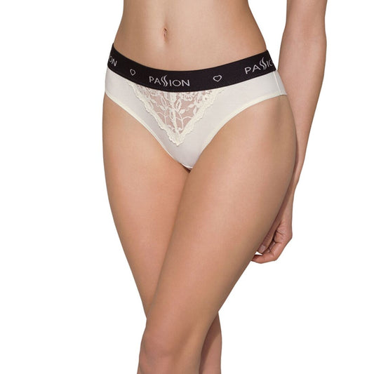 Трусики з широкою резинкою і мереживом Passion PS001 PANTIES