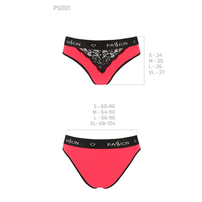 Main image for product index 83: Трусики с широкой резинкой и кружевом Passion PS001 PANTIES 