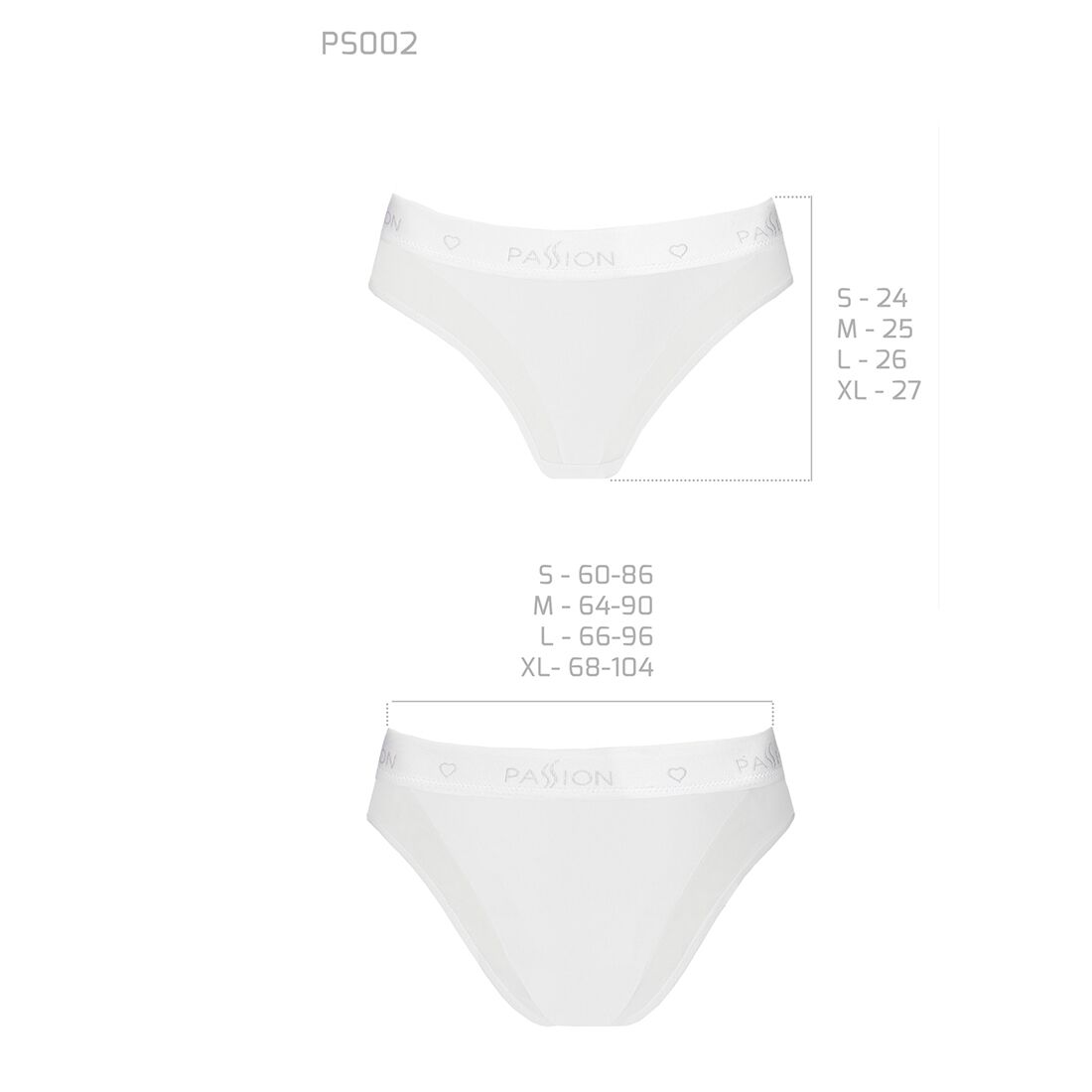 Thumb image for product index 17: Трусики с прозрачной вставкой Passion PS002 PANTIES 