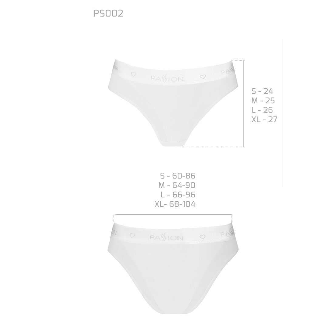 Thumb image for product index 12: Трусики с прозрачной вставкой Passion PS002 PANTIES 