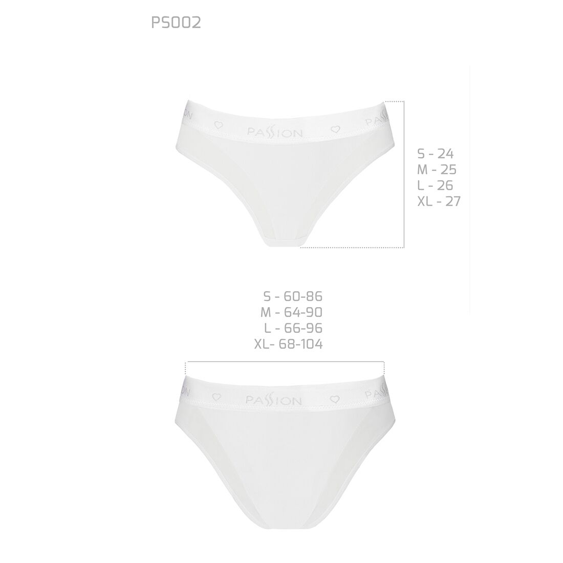 Thumb image for product index 41: Трусики с прозрачной вставкой Passion PS002 PANTIES 