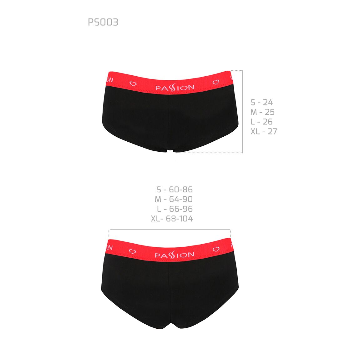 Thumb image for product index 6: Трусики-шортики Passion PS003 PANTIES 