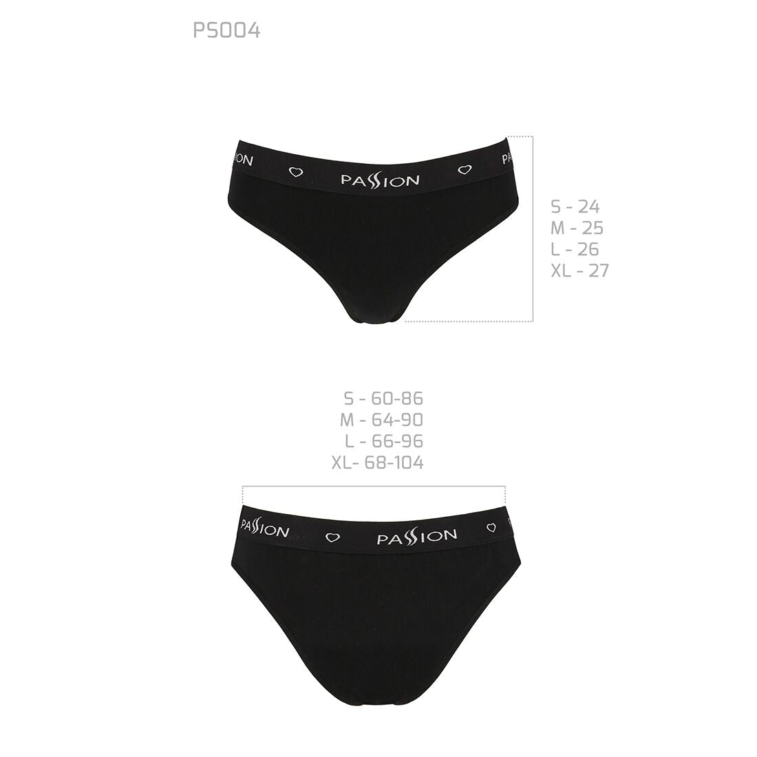 Thumb image for product index 13: Трусики-слипы из хлопка с эластаном Passion PS004 PANTIES 