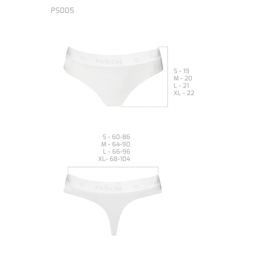 Thumb image for product index 20: Трусики-бразилиана из хлопка Passion PS005 PANTIES 