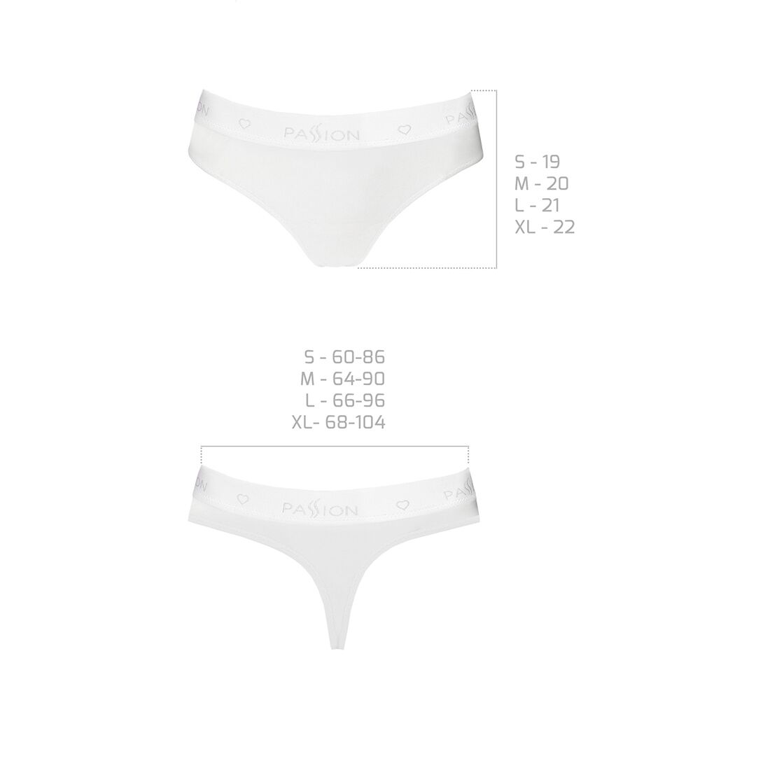 Thumb image for product index 6: Трусики-бразилиана из хлопка Passion PS005 PANTIES 