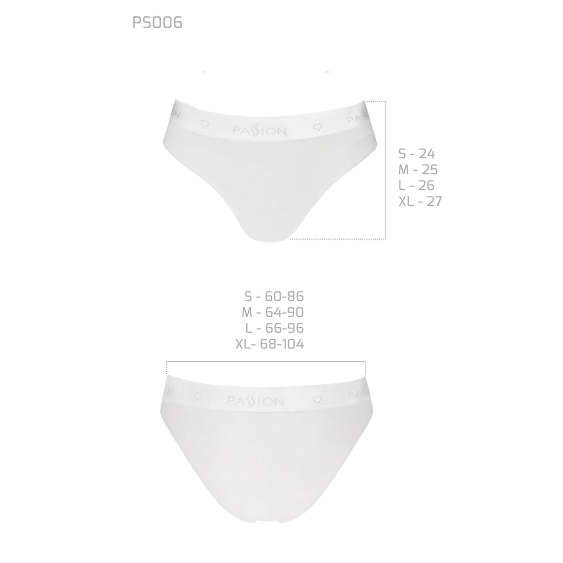 Thumb image for product index 5: Трусики с прозрачной вставкой Passion PS006 PANTIES 