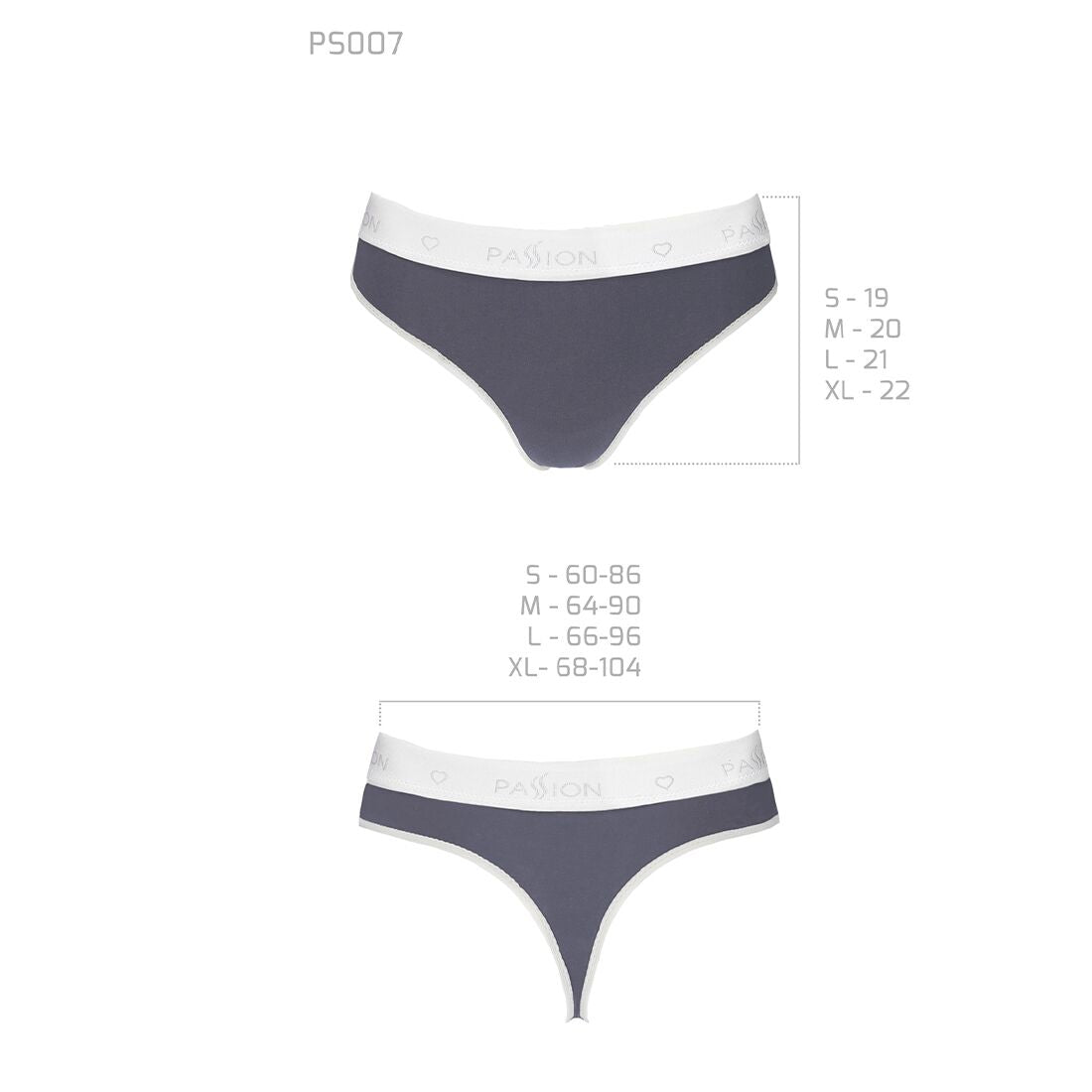 Thumb image for product index 39: Спортивные трусики-стринги Passion PS007 PANTIES 