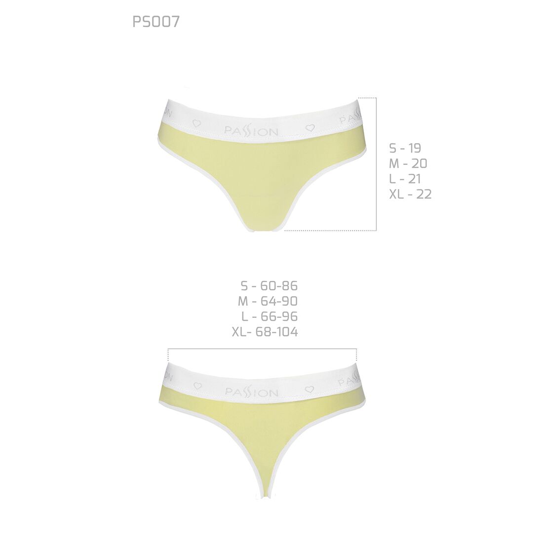 Thumb image for product index 10: Спортивные трусики-стринги Passion PS007 PANTIES 