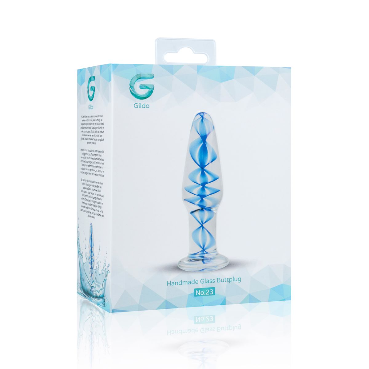 Thumb image for product index 4: Скляна анальна пробка з внутрішньою спіраллю Gildo Glass Buttplug No. 23