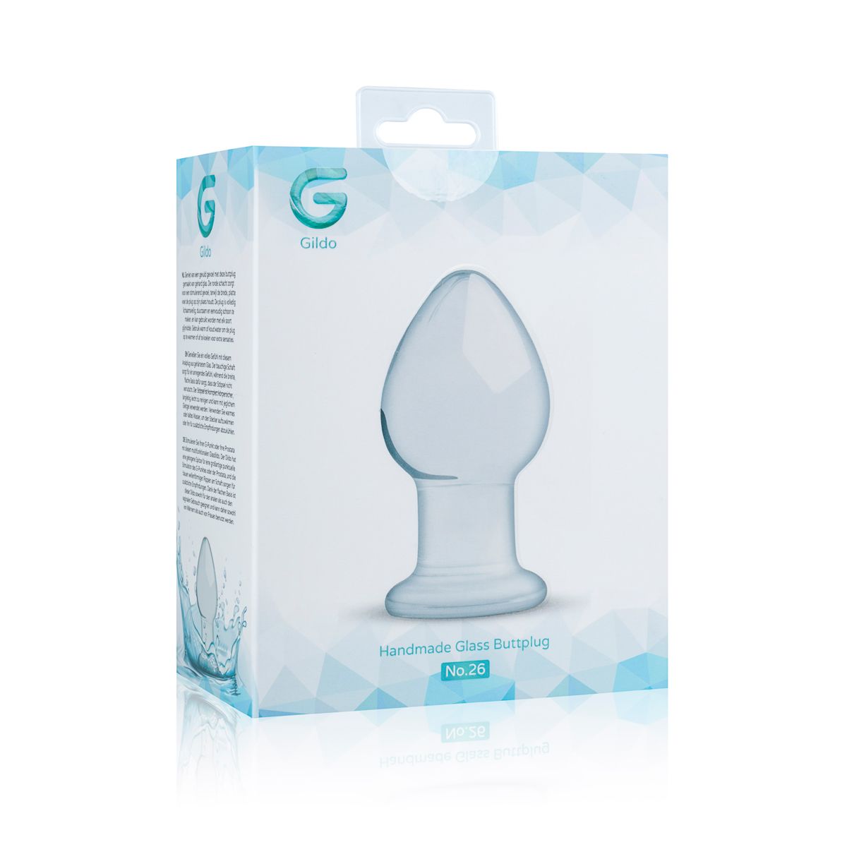 Thumb image for product index 11: Стеклянная анальная пробка Gildo Glass Buttplug No. 26