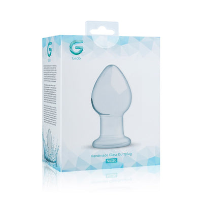 Main image for product index 11: Стеклянная анальная пробка Gildo Glass Buttplug No. 26