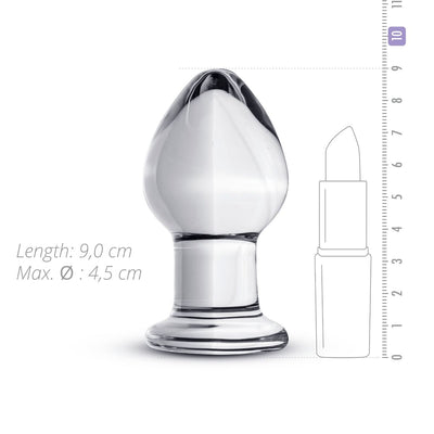 Main image for product index 10: Стеклянная анальная пробка Gildo Glass Buttplug No. 26