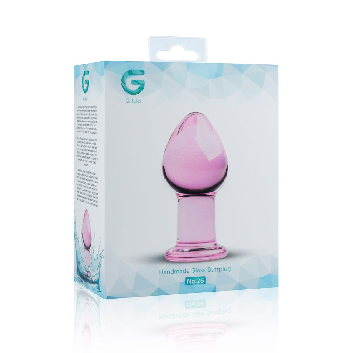 Thumb image for product index 4: Стеклянная анальная пробка Gildo Glass Buttplug No. 26