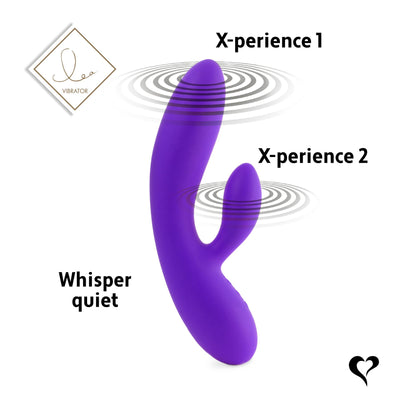 Main image for product index 6: Гибкий вибратор кролик с двумя моторами FeelzToys Lea Rabbit Vibrator 